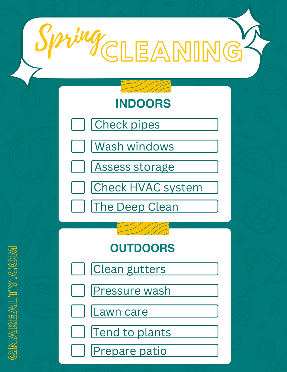 Save this Spring Cleaning Checklist.